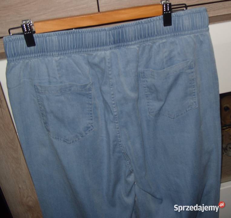 Spodnie MIEGO proste szeroka nogawka ala jeans Rawicz