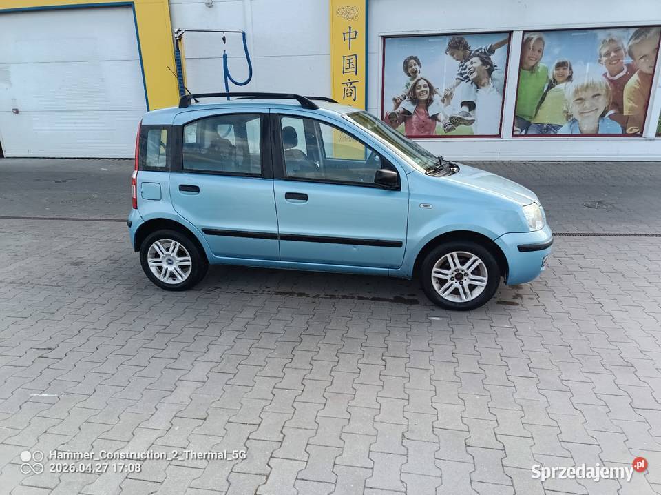 Fiat panda 2 2005r 12 Ben wspomaganie klimatrnik Samochody osobowe Włodawa