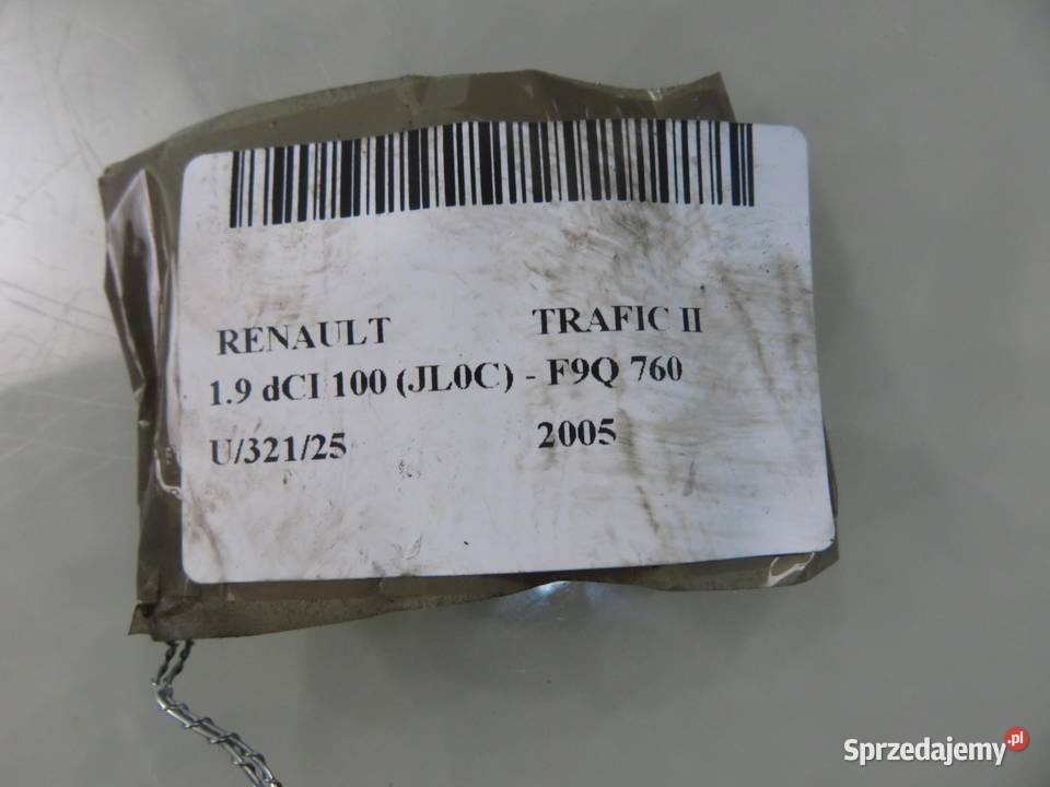 SILNICZEK WYCIERACZKI TYŁ RENAULT TRAFIC II