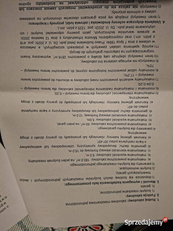 Sprzedam działkę budowlano inwestycyjna Głogówko Królewskie sprzedam