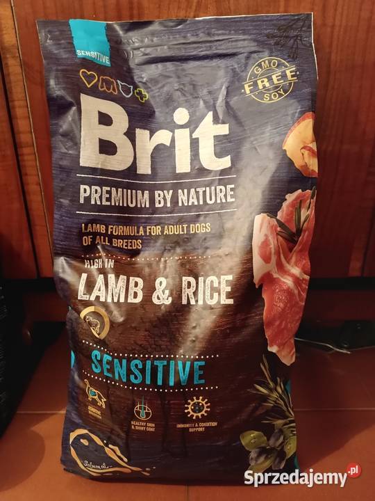 8 karma sucha BRIT psa jagnięcina z ryżem