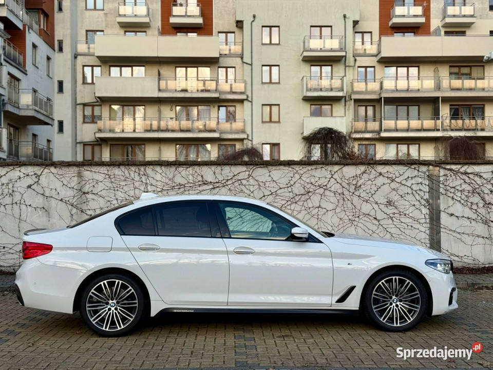 BMW 540 Salon Polska Xdrive Mpakiet G30 2017 światła przeciwmgielne śląskie