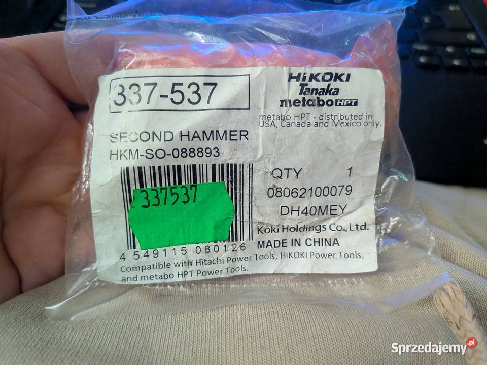 Hikoki Second Hammer Młotowiertarka SDS HiKOKI Wrocław