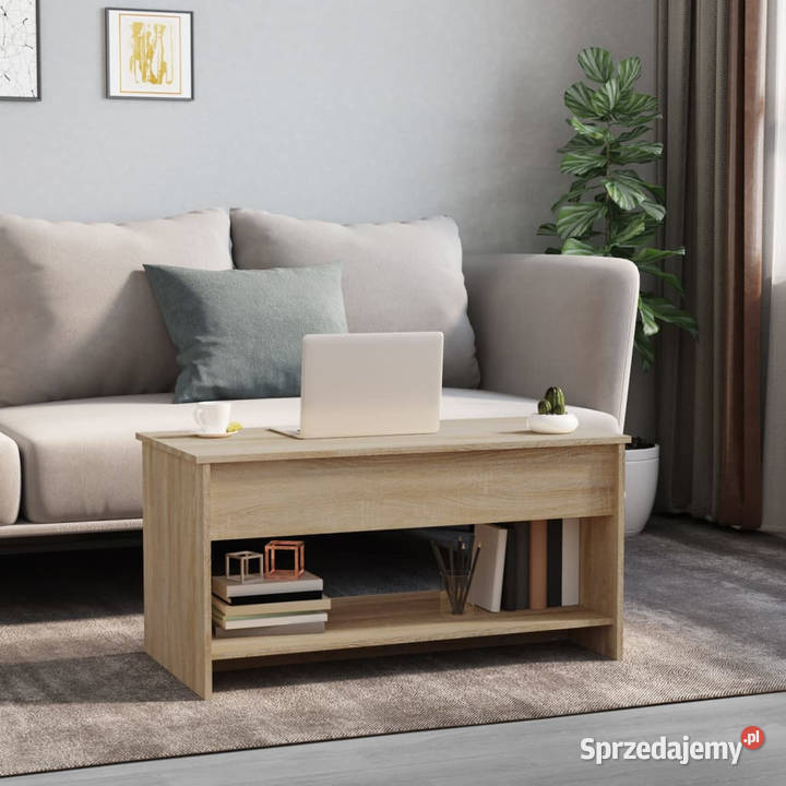 Stolik kawowy dąb sonoma 102x50x525 WM809650 Stoły Warszawa