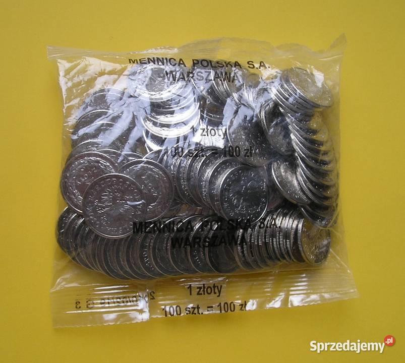 Polska 1 złoty 2010 woreczek bankowy menniczy łódzkie Łódź sprzedam