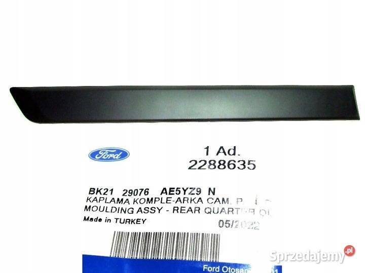 NAKŁADKA LISTWA BOKU TYŁ PRAWA FORD TRANSIT Głogów