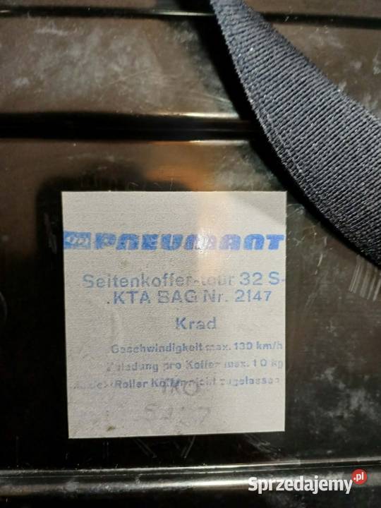 Kufry pneumant 32l MZ ETZ 125150251250 Simson