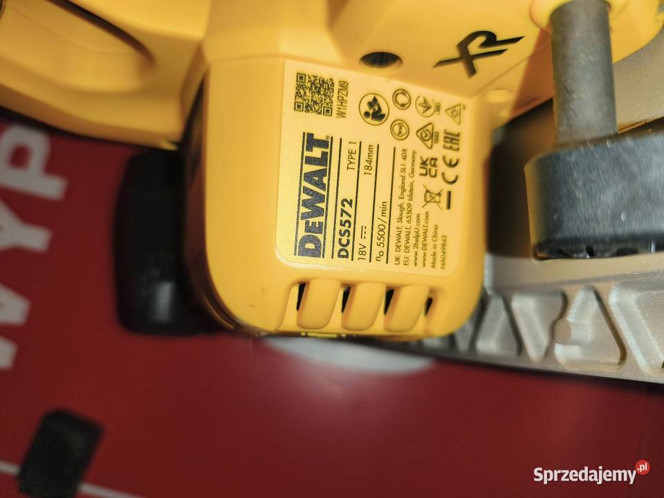 Akumulatorowa Pilarka Tarczowa DeWalt DCS572 Szczecin