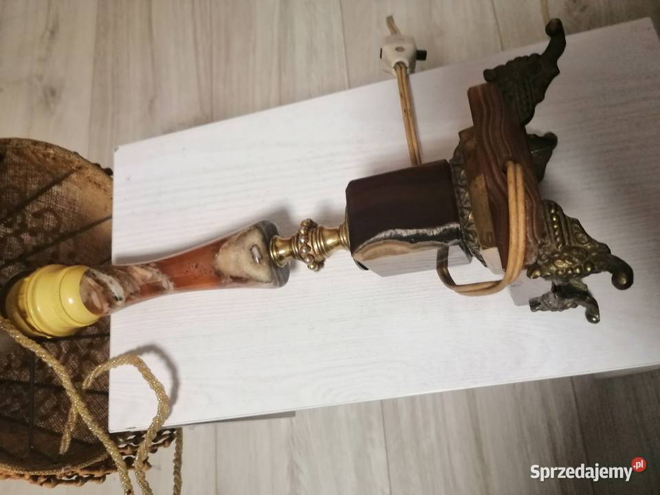 Lampa stara Kamień brązowy wielkopolskie Piła