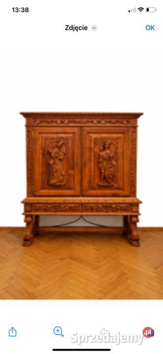 Rzeźbione dębowe meble rumuńskie Kraków sprzedam