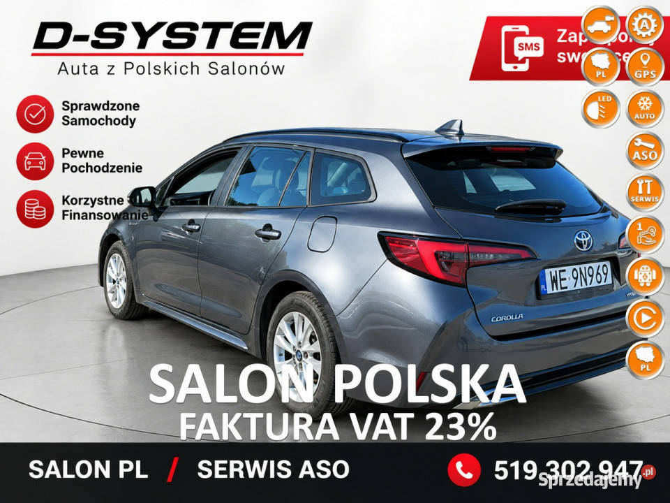Toyota Corolla 23r Salon Polska 1Właściciel asystent pasa ruchu Białystok