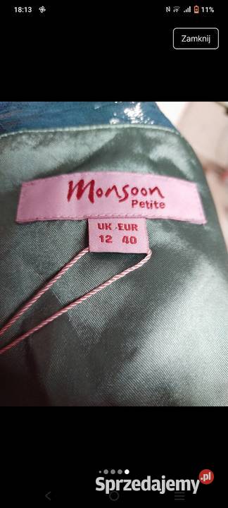 Jedwabna długa wieczorowa suknia z wysokim Inny materiał Gliwice