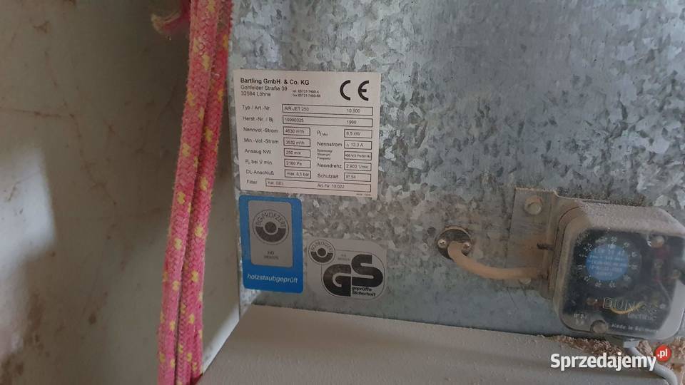 Sprzedam Odciąg Trocin Wejherowo