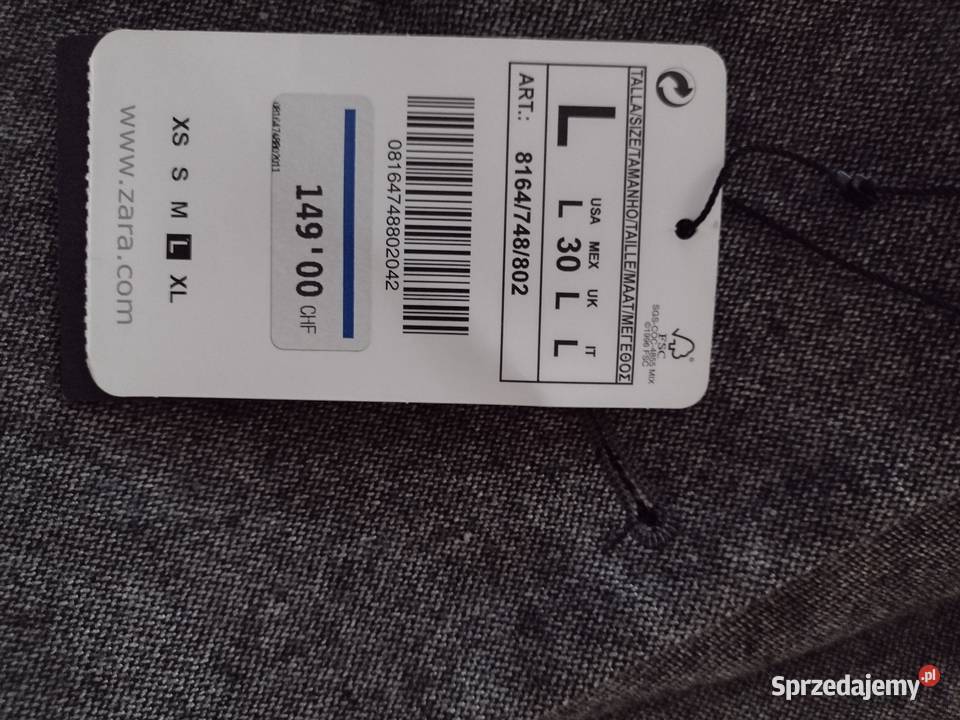 40L ZARA Wełniano skórzany żakiet marynarka NOWY Kraków