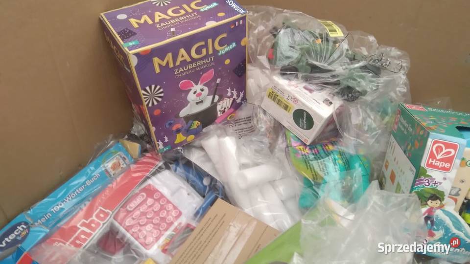 Paleta Zabawek katAB 110120 na palecie łącznie 4 Elbląg