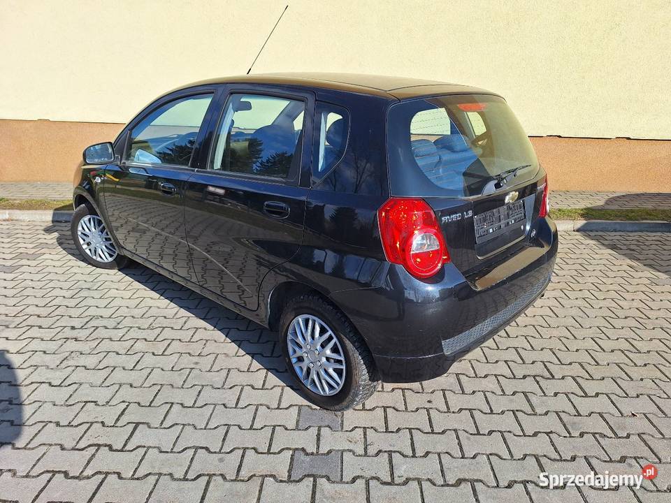 Chevrolet Aveo 14 benzynaklimatyzacja czarny Aveo Zamość sprzedam