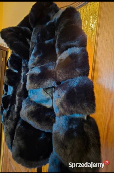 Nowa kurtka L futerko i sztuczna skóra Kraków sprzedam