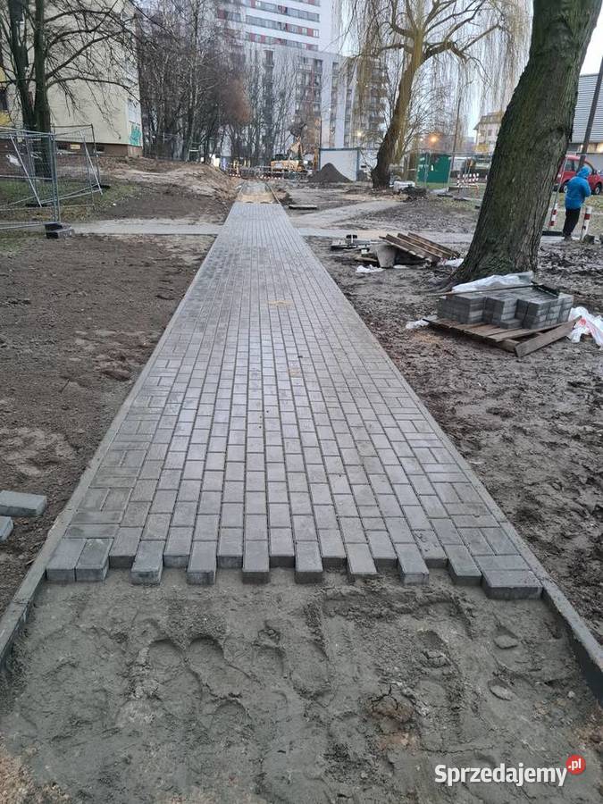Układanie kostki brukowej mazowieckie usługi budowlane