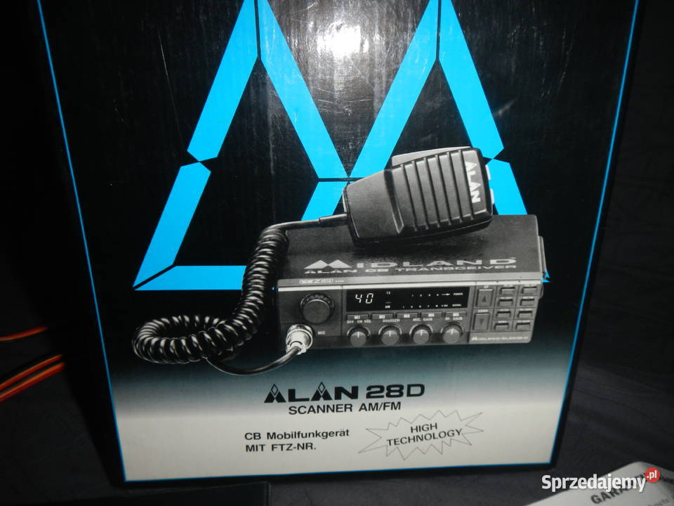 Radio CB Midland 28D niemieckie kultowe Wałbrzych