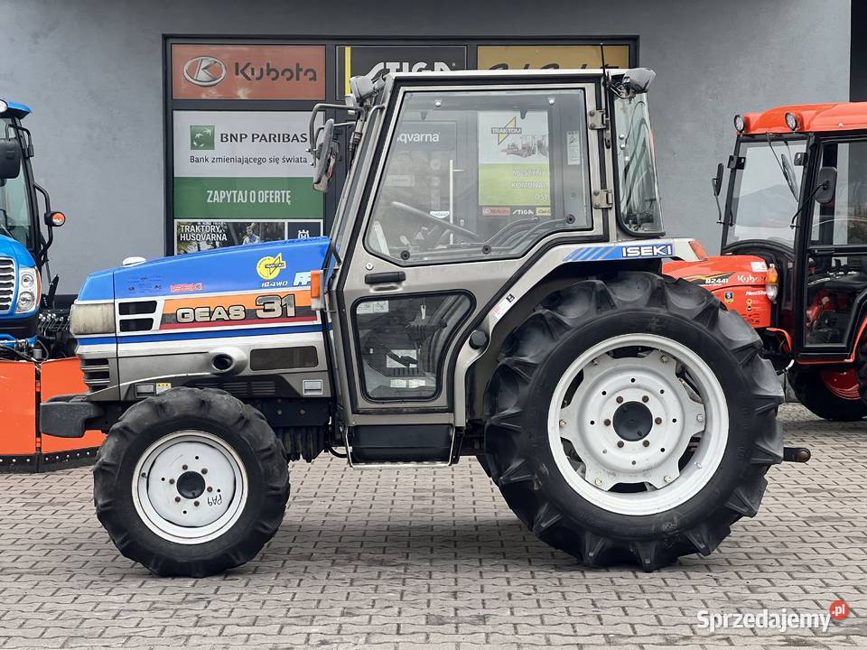 Traktor japoński ISEKI GEAS 31 kabina klima 31 WOM 540/1000 obr. Kobiele Wielkie