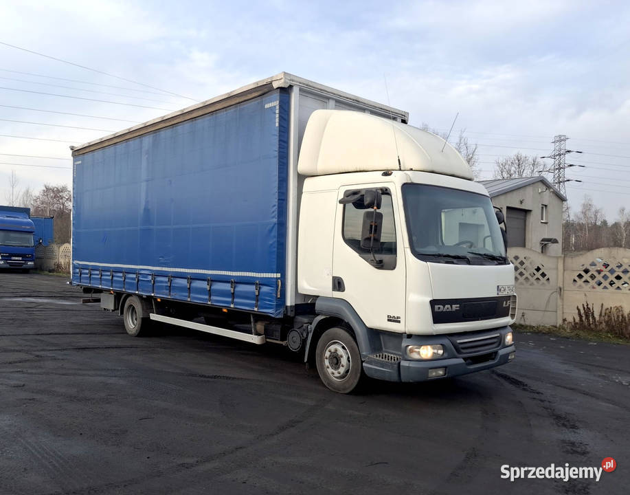 DAF LF 45 220 18ep firanka euro3 dach suwany ogrzewanie postojowe śląskie Myszków