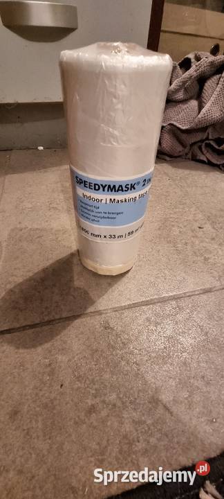 Folia malarska Speedy Mask gruba z taśmą 180 x Nowy Sącz