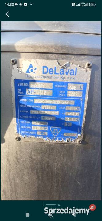 Zbiornik na mleko mazowieckie Mała Wieś