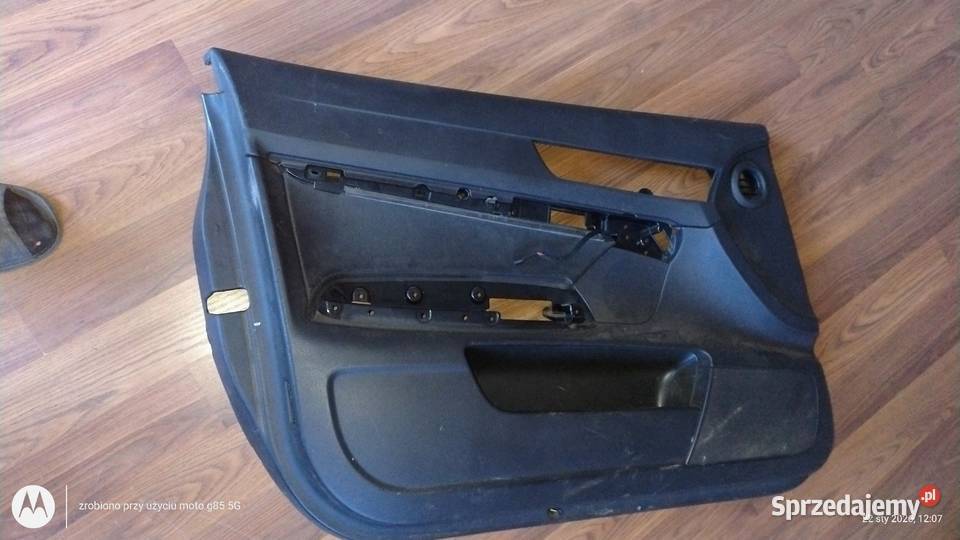 Boczek lewy przód czarny skóra Audi A6 C6 4F Lubin sprzedam