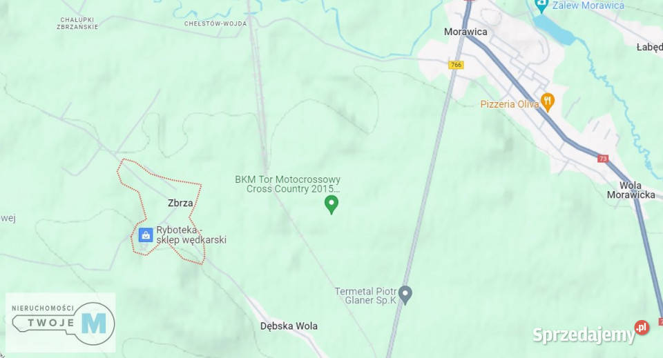 Działka 2471m2 Morawica