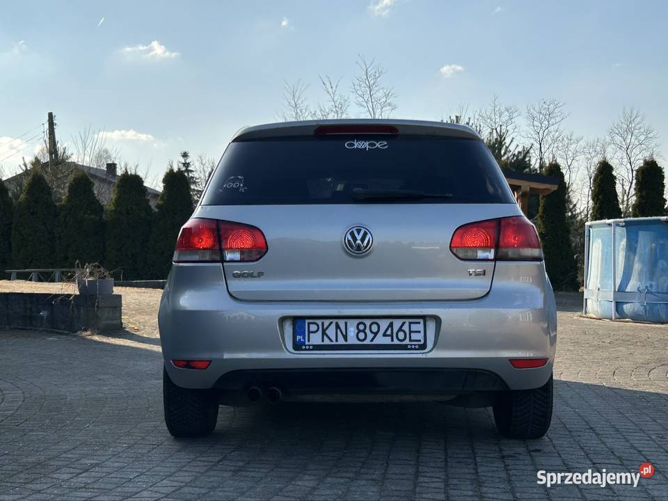 Volkswagen Golf 6 VI 14 tsi trendline srebrny