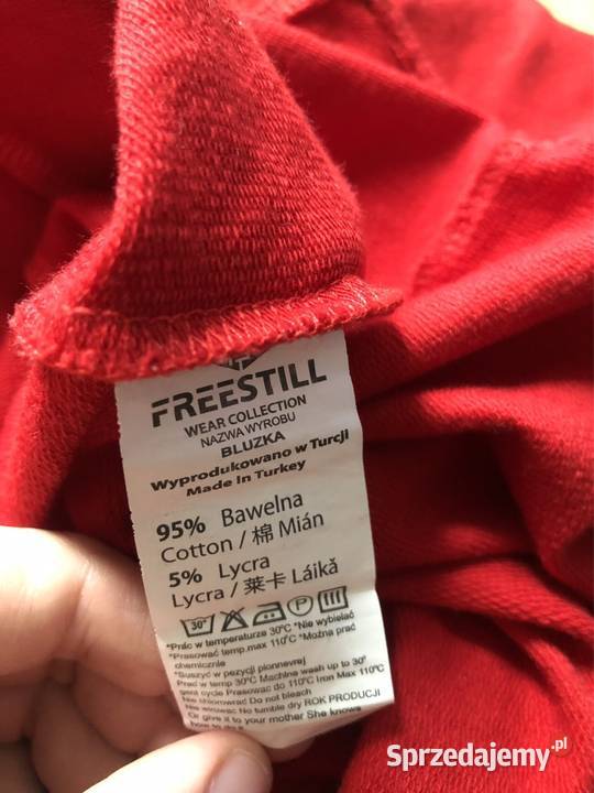 Bluza sportowa z wyciętym dołem Rozmiar 46 wielkopolskie Kłodawa