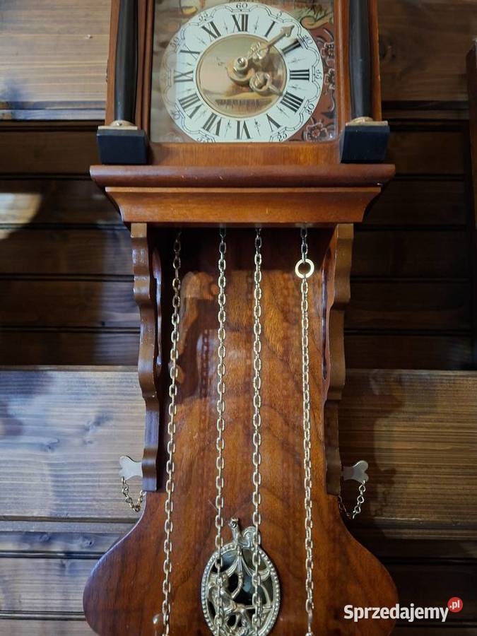 Wiszący zegar holenderski stary Rzeszów