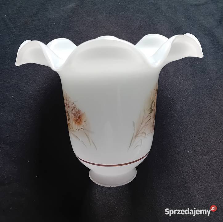 Klosz Tulipan do lampy naftowej żyrandola Porcelana i szkło Koźminek sprzedam