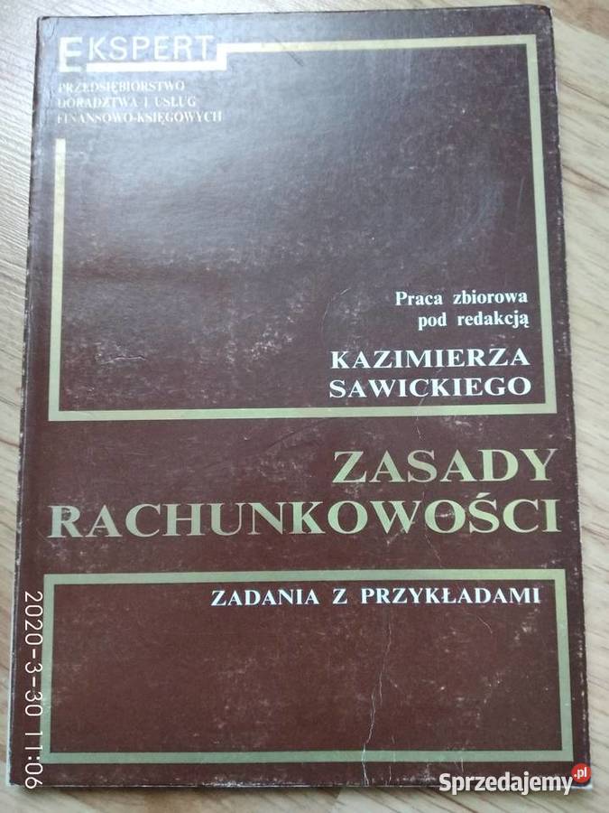 zasady rachunkowości sawicki Poznań sprzedam