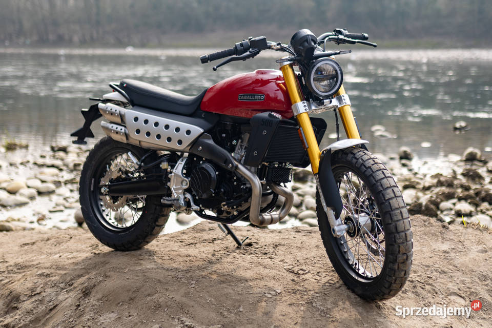 Motocykl Fantic Caballero 500 Scrambler czerwony Rok produkcji 2026