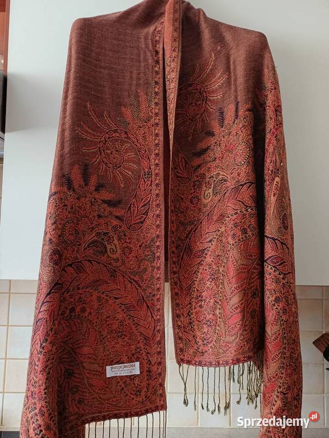 duży szal pashmina Moda i Styl Nowy Targ