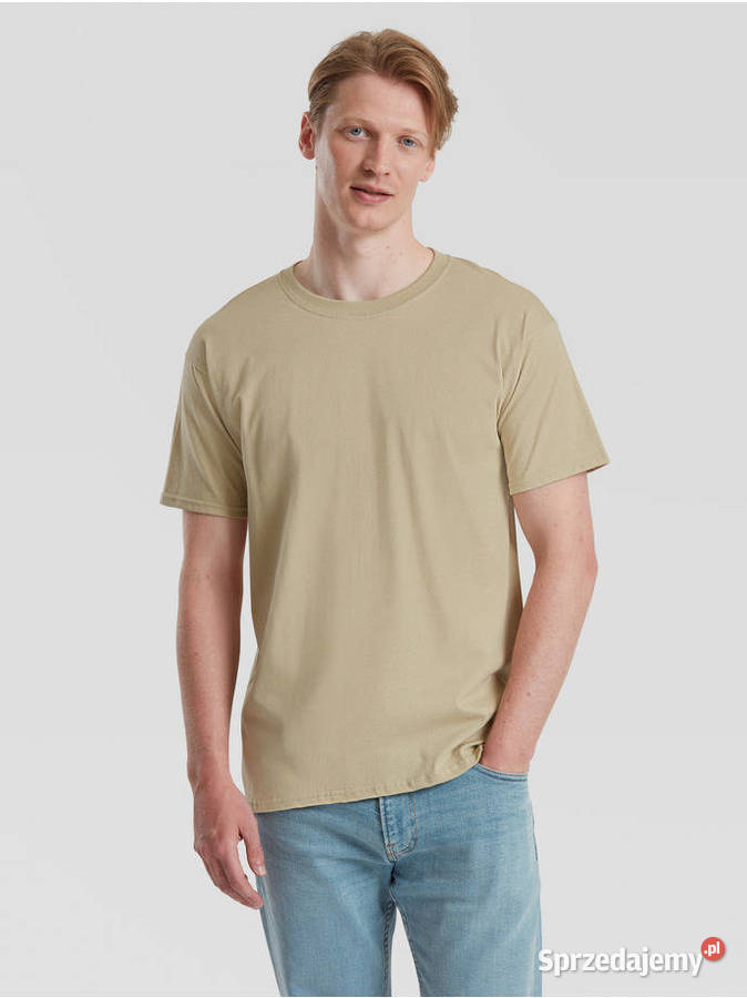Bawełniany T shirt Pure Cotton T XL turkusowy niebieski Warszawa