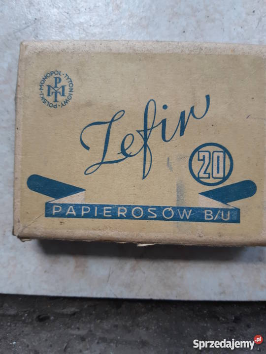 Opakowanie papierosach zefir Koronowo