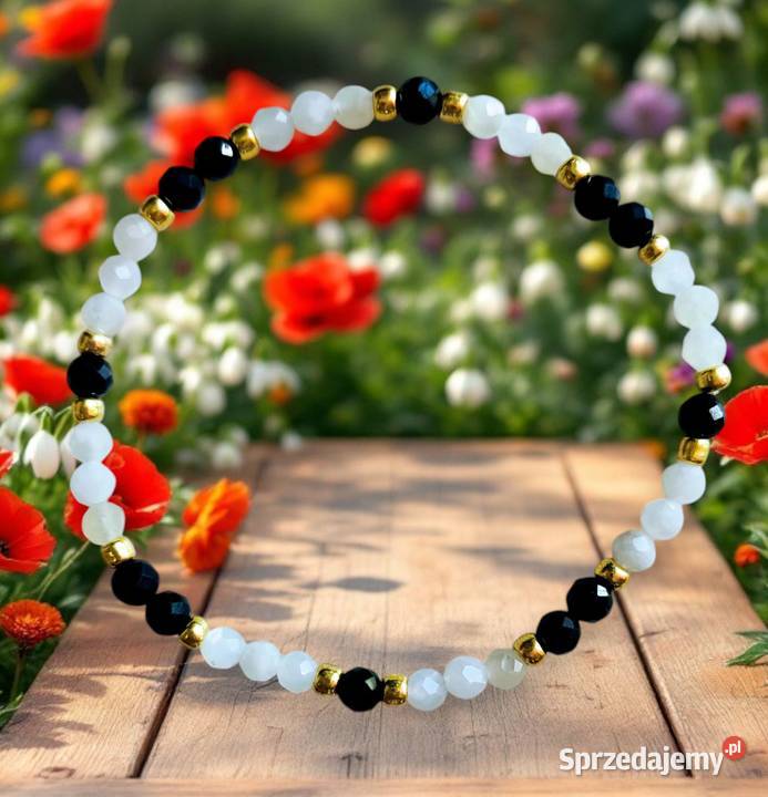 Bransoletka Turmalin i Kamień księżycowy Bransoletki Zgierz