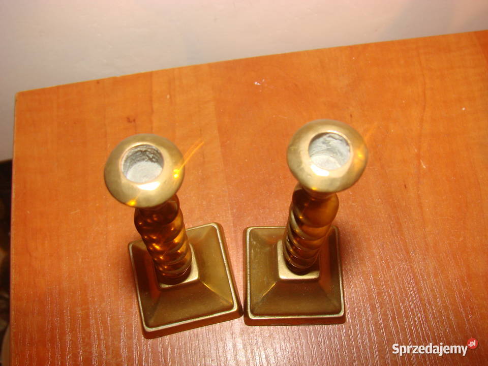 mały mosiężny świecznik Pruszcz Gdański sprzedam