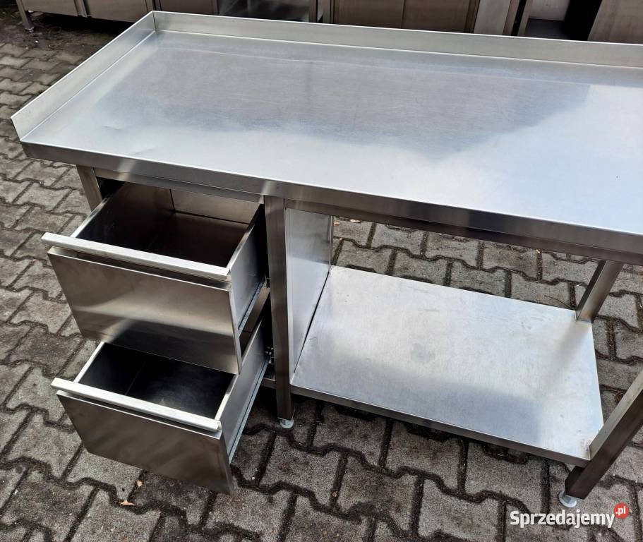 STÓŁ GASTRO Z SZUFLADAMI PÓŁKĄ 1306085 M1364N Nowe Skalmierzyce sprzedam
