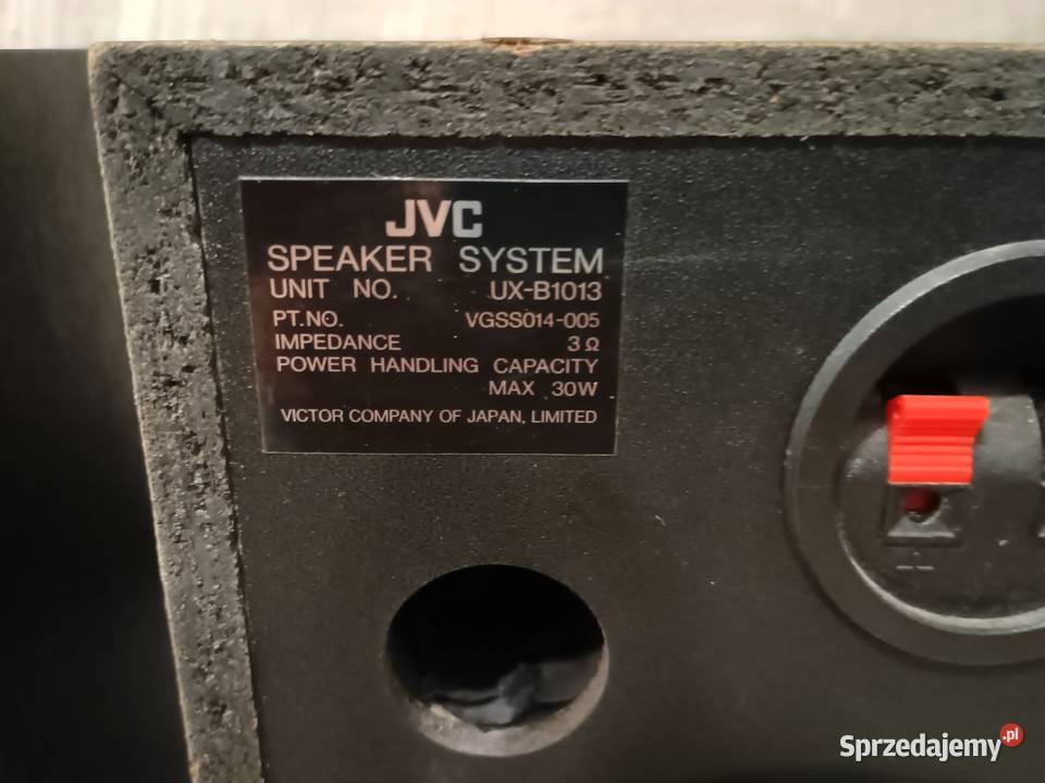 Kolumny głośnikowe JVC