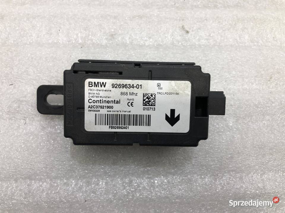 MODUŁ STEROWNIK ALARMU BMW F30 F31 9269634