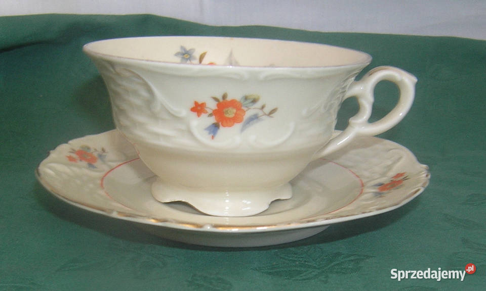 foliżanka vintage ze spodkiem ElfenbeinDd Bartków