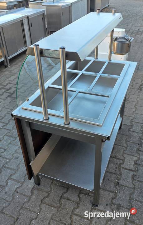 Bar Chłodniczy Dora Metal 3 x11 GN z Nadstawką