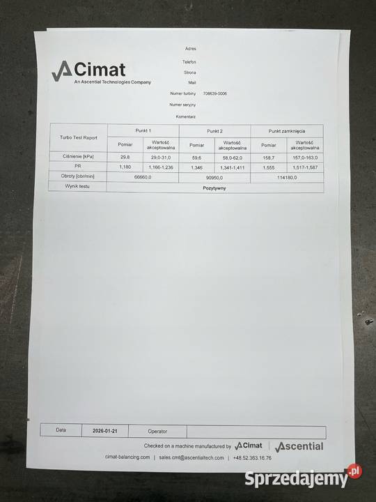 Turbosprężarka Volkswagen Passat B5 19 TDI 130 Kartuzy