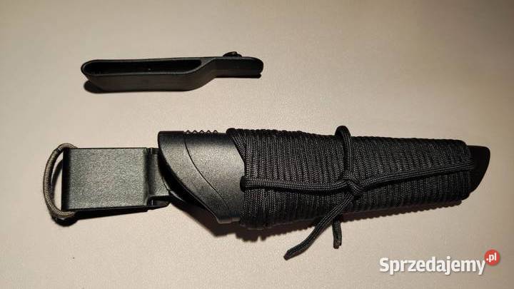 Nóż Mora Bushcraft Black SRT częściowo ząbkowany Kraków