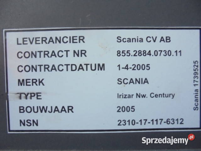 Scania irizar autocar 68088km
