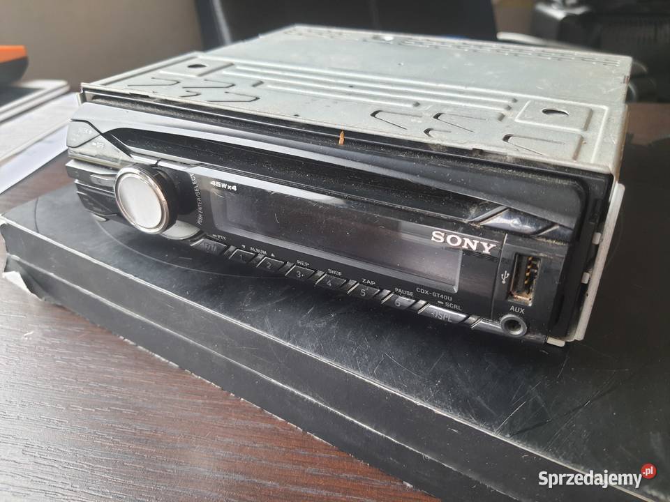 Radio samochodowe SONY CDXGT40U Radioodtwarzacze Łódź