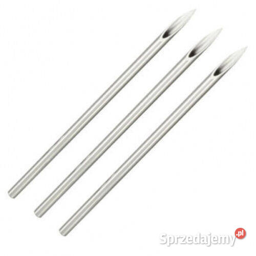 igła do przekłuwania piercing 18G 10mm język Cieszyn